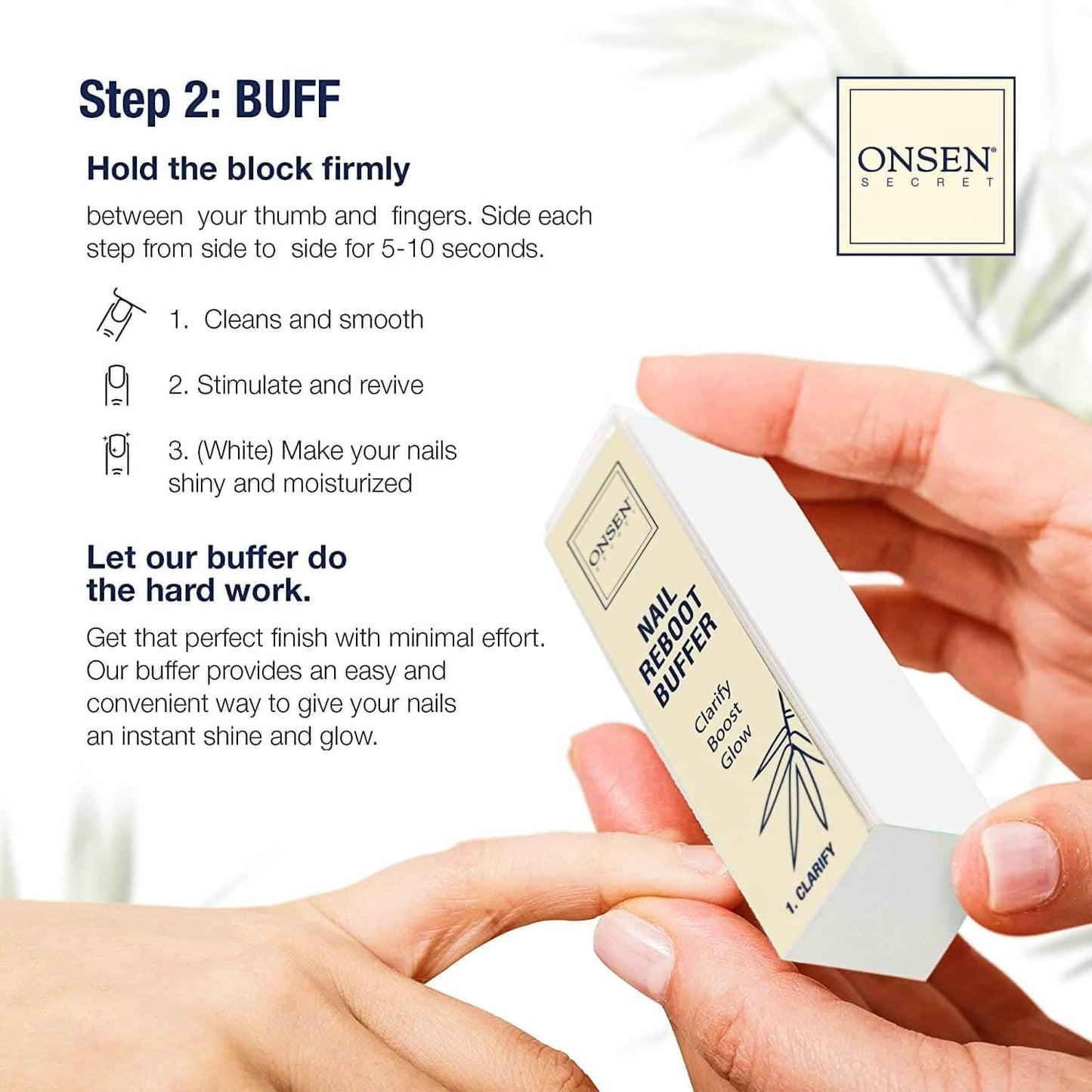 Ultimate Japanese Nail Care Kit - Spa-Quality Buffer & Shine with Organic Ingredients - Includes Cuticle Care Serum - Easy & Long-Lasting Results!